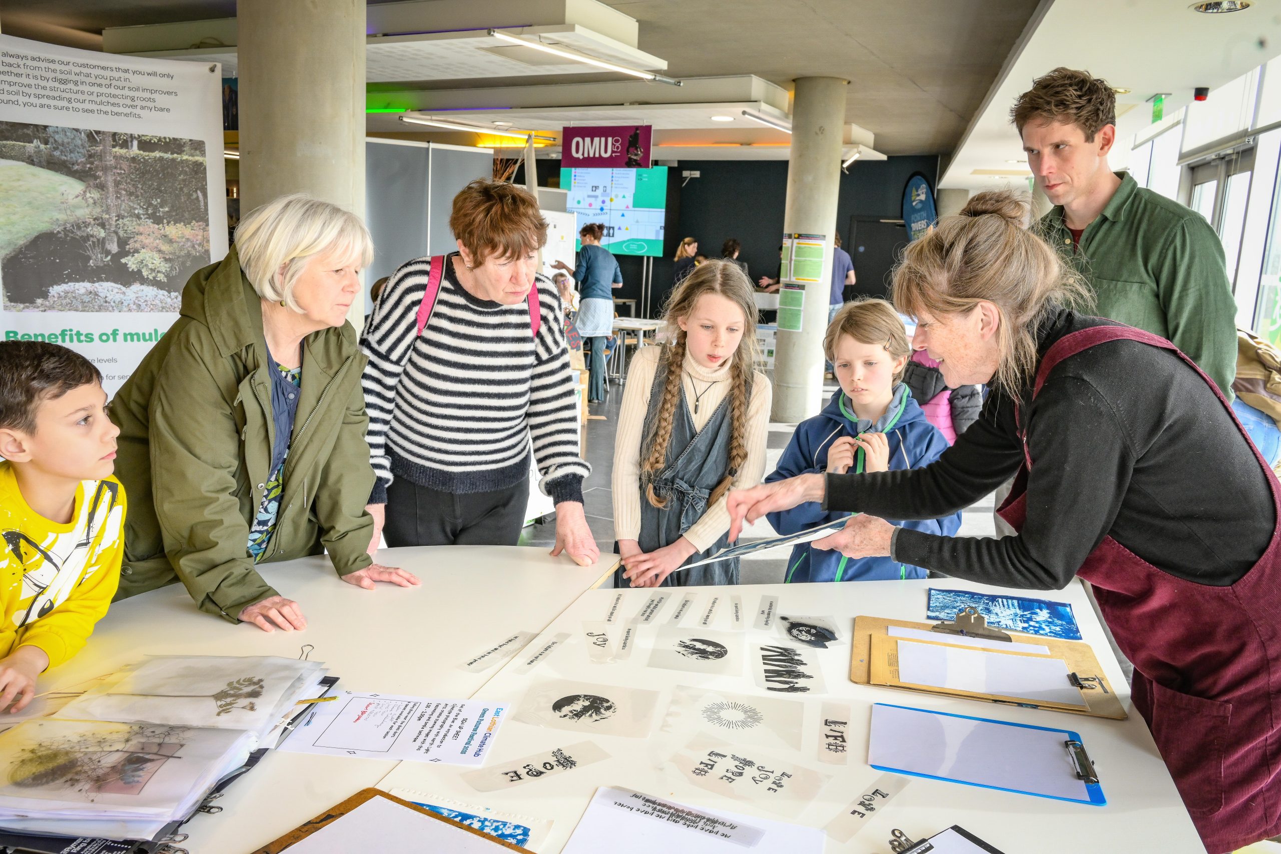 Attendees at the Green Futures Fest held by the East Lothian Climate Hub. Photo / ELCAN