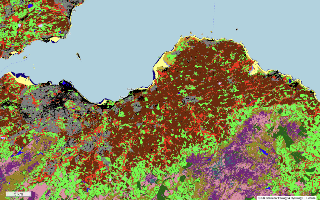 Image / East Lothian Land Cover Map 2024 (LCM2024) UK Centre for Ecology & Hydrology