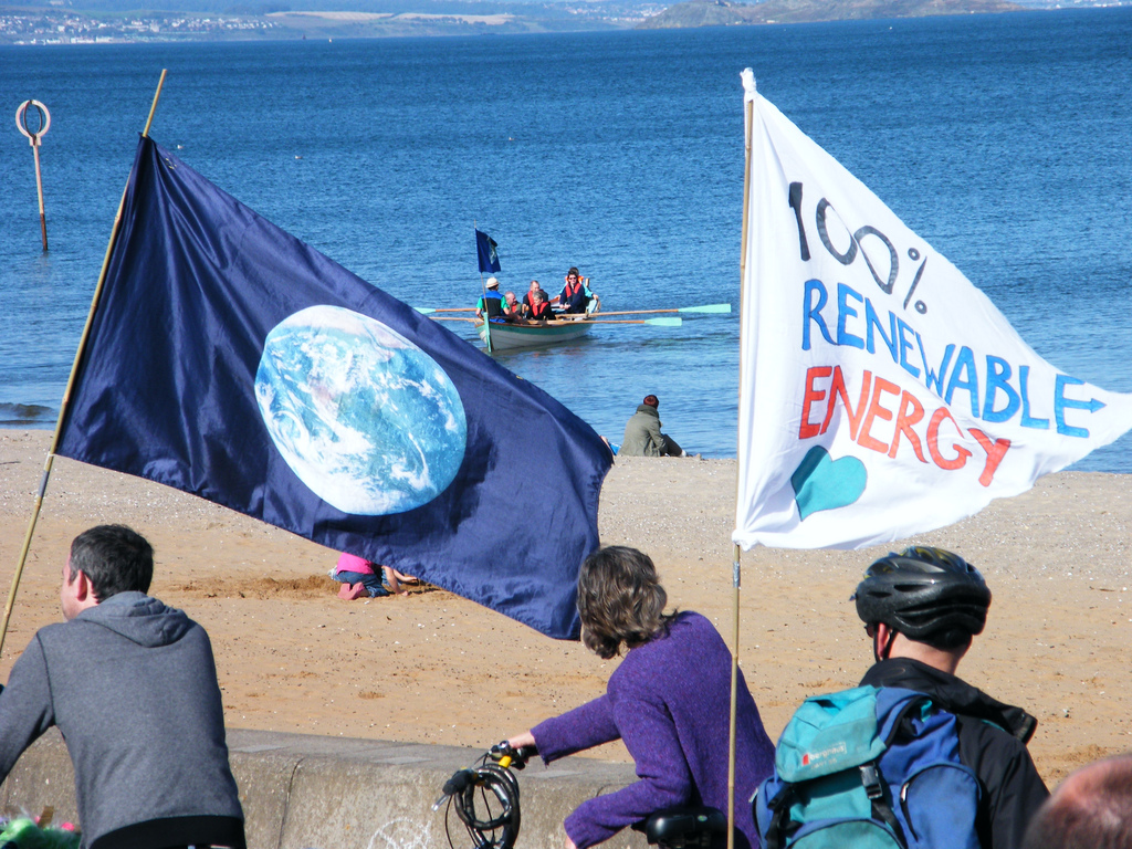 Attitudes to Climate are changing in Scotland. Photo / Justin Kenrick, Pedal Porty; Flickr CC