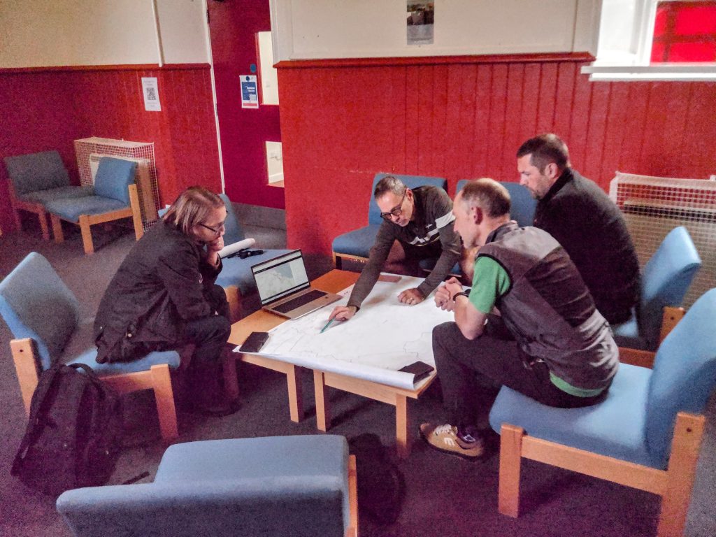 Planning ELCC Community Benefits Workshops on the Active Travel priority. Photo / East Lothian Climate Hub
