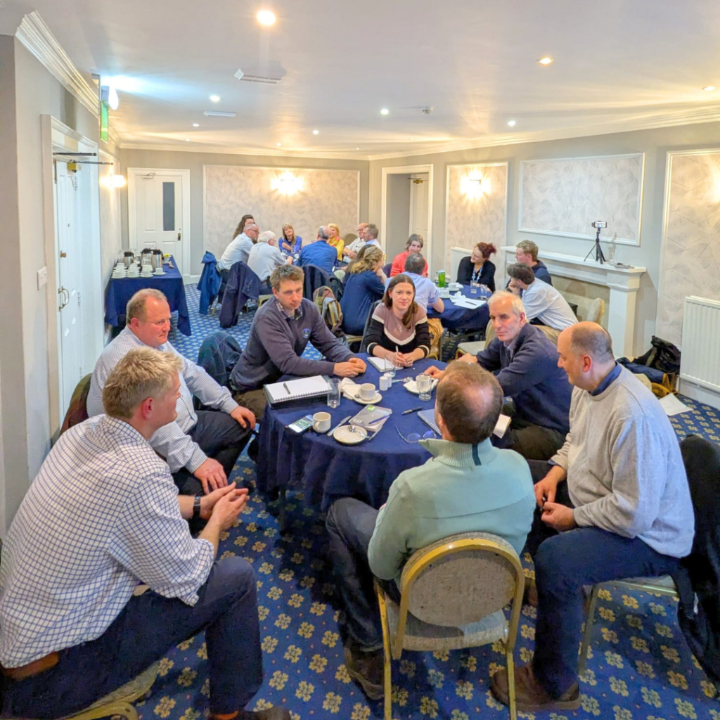 East Lothian Farmers meet at the second FFEL cluster. Photo / ELCAN