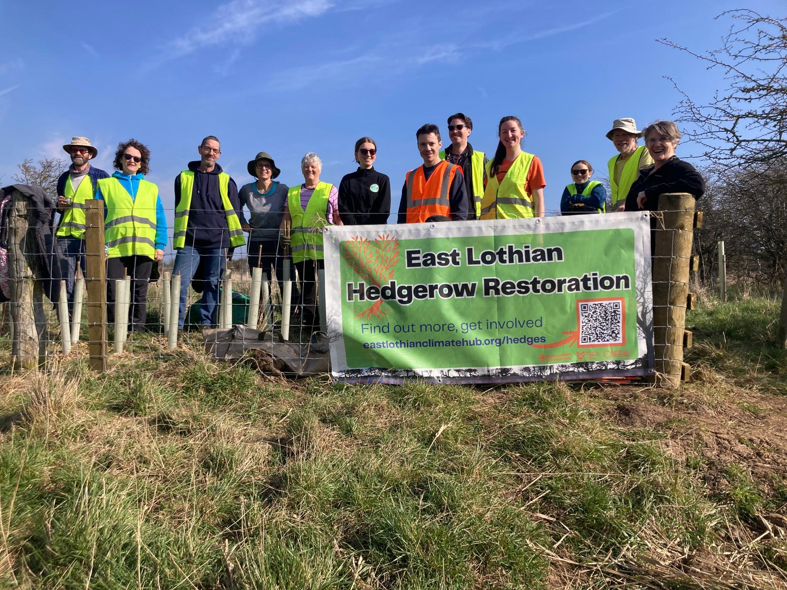Thank you! Hedgerow Restoration Pilot year 1 is a wrap! Photo / Jo Gibb, ELCAN