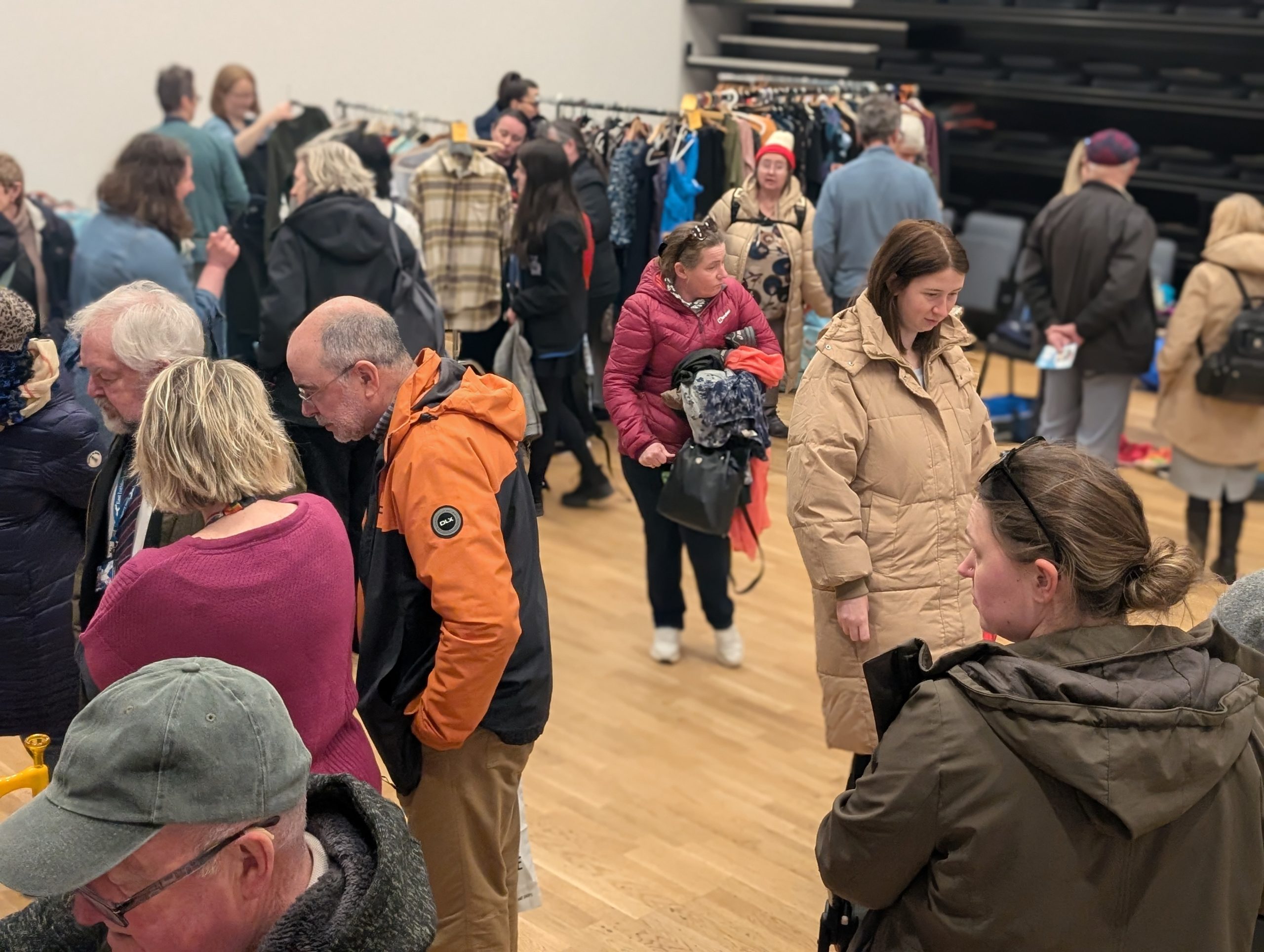 The Tranent Reuse Fair welcomed ver 80 attendees to the Fraser Centre and helped save 70kg of items from landfills. Photo / The Fraser Centre