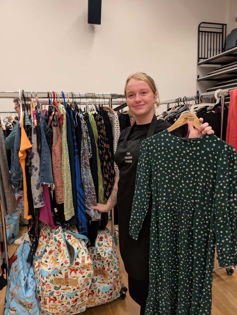 The Tranent Reuse Fair welcomed ver 80 attendees to the Fraser Centre and helped save 70kg of items from landfills. Photo / The Fraser Centre