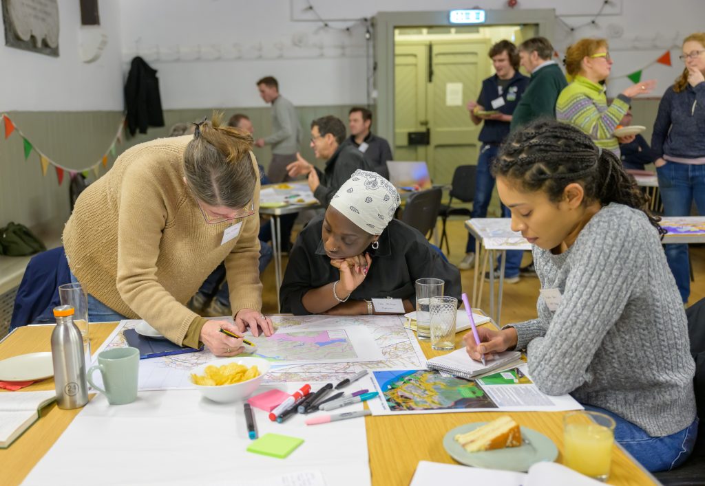 Climate Hub biodiversity community benefits workshop at West Barns Village Hall. Photo / Sandy Young