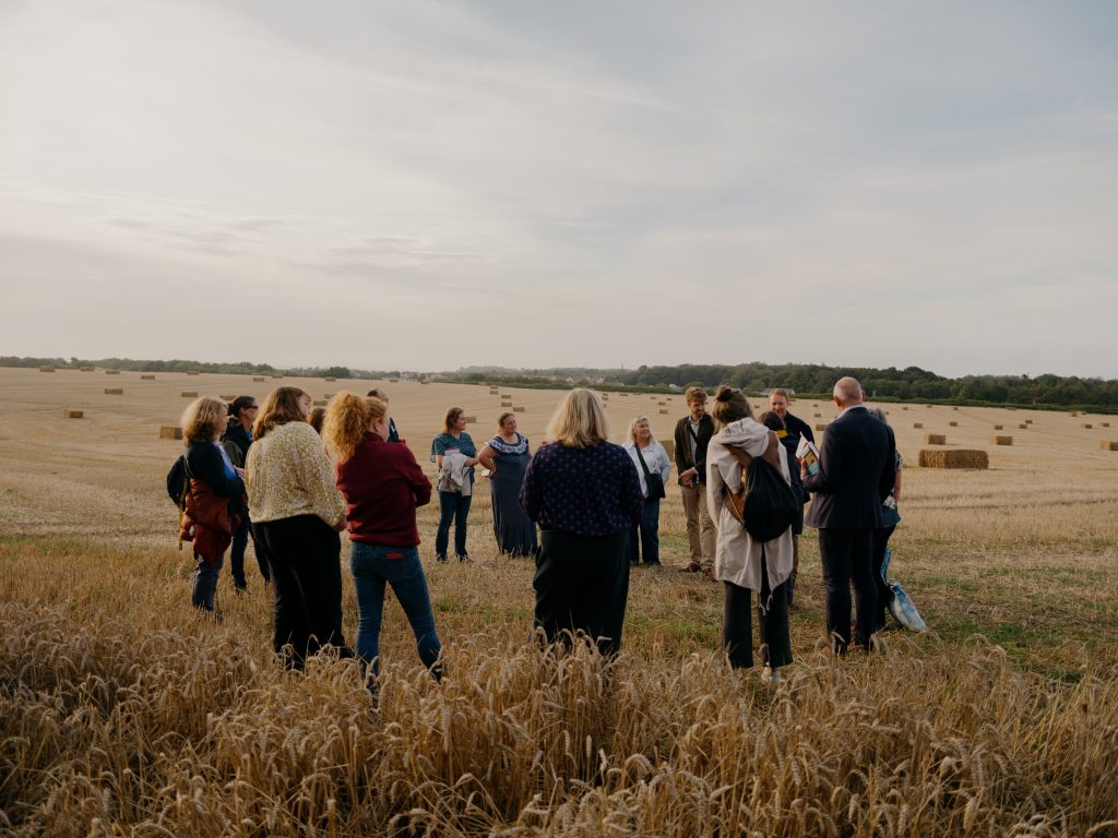 Site visit to Dunbar's Proposed Hyperscale Data Centre. Photo / Antony Sojka